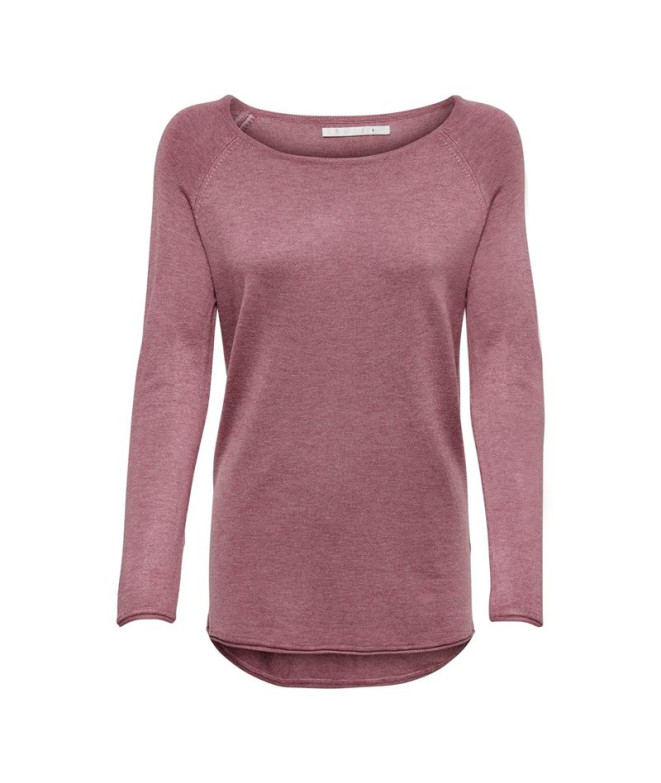 Only mila Lacy Long Mesa Rose Sweater Femme