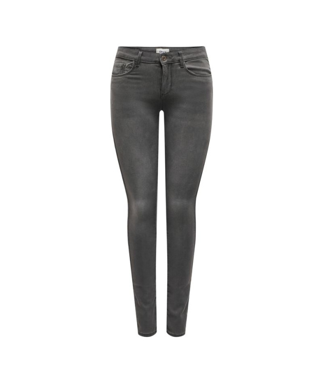 Vaqueros Only royal Reg Jeans Skinny Fit Dark Grey Denim Mujer