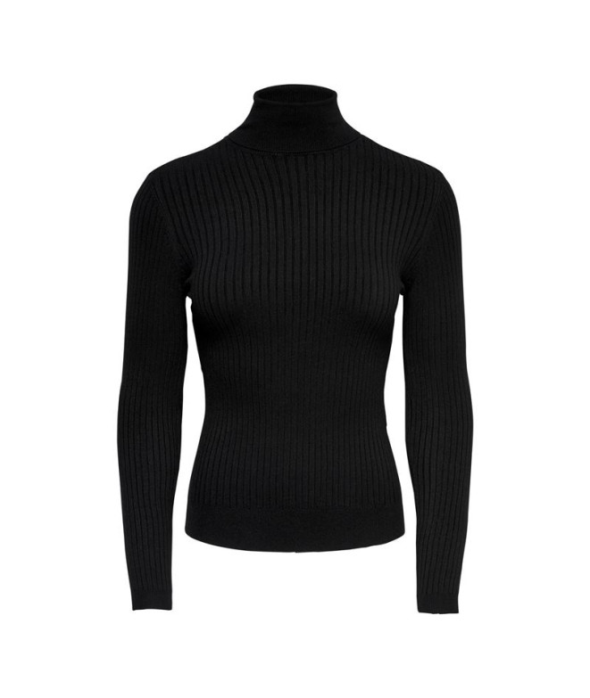 Only karol Roll Black Sweater Femme