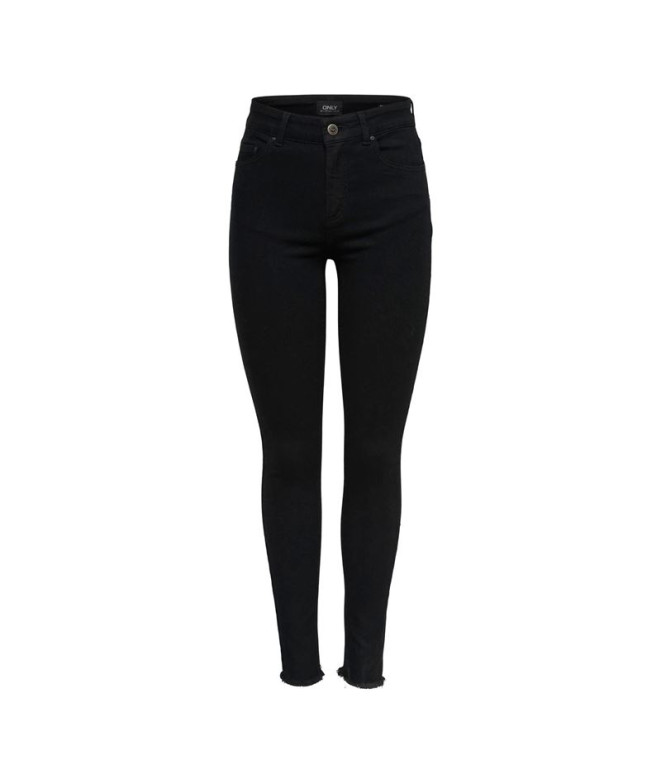 Vaqueros Only blush Mid Ankle Jeans Skinny Black Denim Mujer