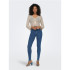Vaqueros Only power Mid Push up Jeans Skinny Dark Blue Denim Mujer