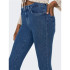 Vaqueros Only power Mid Push up Jeans Skinny Dark Blue Denim Mujer