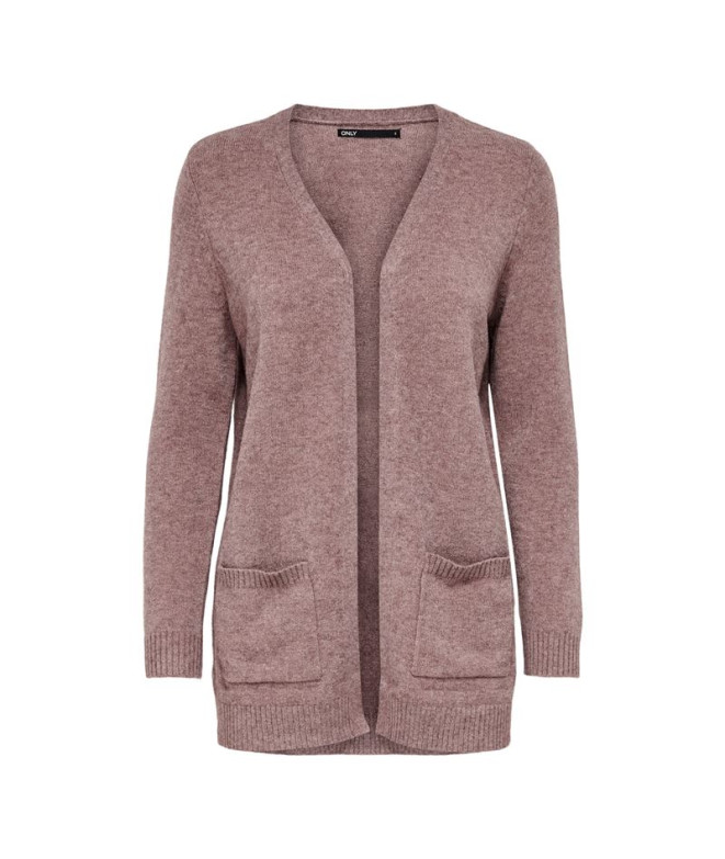 Sweat Only Onllesly Cardigan ouvert Rosa Brown Femme