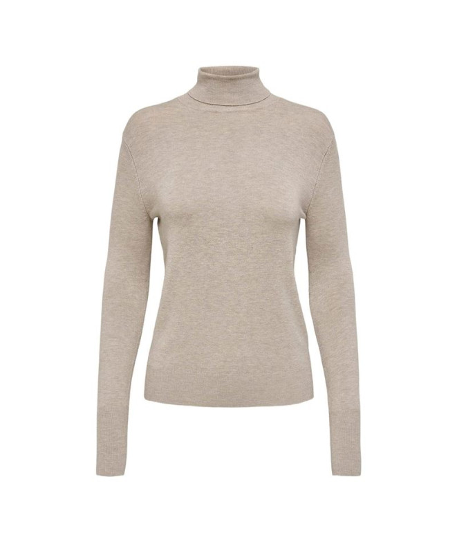 Only venice LifeRoll Whitecap Gris Pull Femme