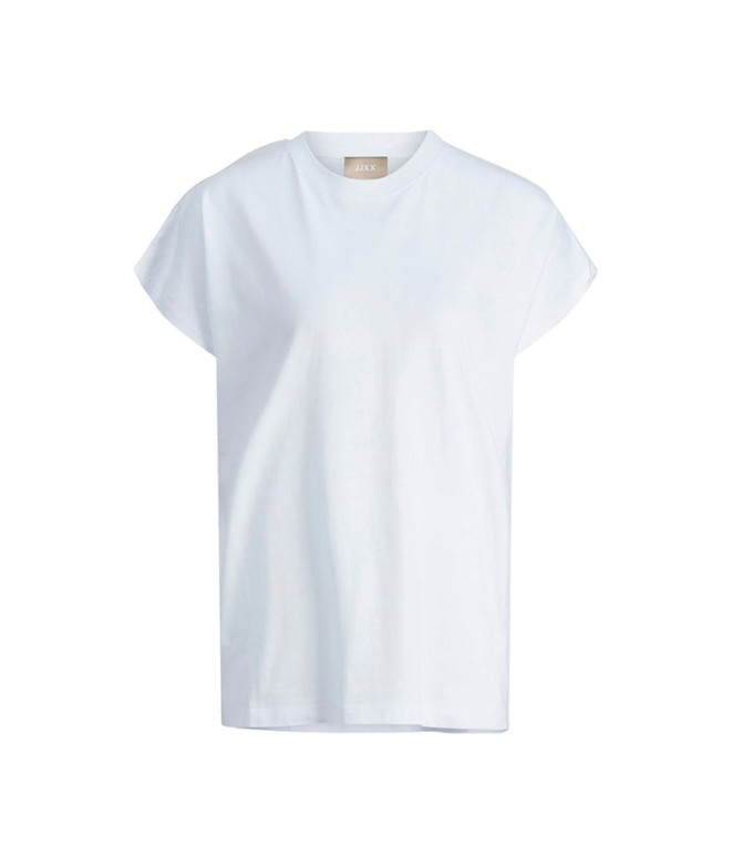 Camiseta Jack and Jones astrid Boxy Sl Every Fog Mulher