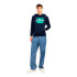 Sudadera Jack and Jones tiley Navy Blazer Hombre