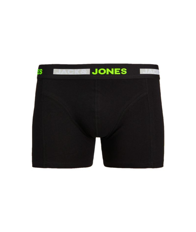 Cuecas Pack Jack and Jones Jacscott Solid 3 Preto Homem