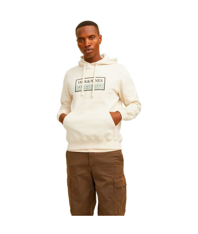 Sudadera Jack and Jones rfrederiksberg Box Antique White Hombre