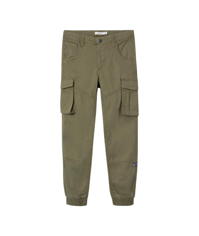 Calça name it ryan Cargo R Twi 2222 Deep Lichen Green Menino