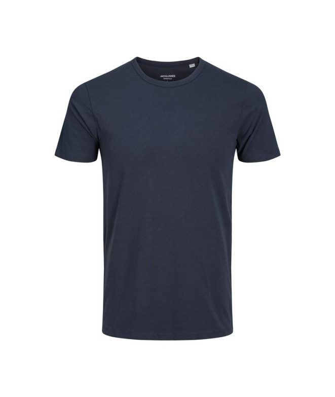 T-shirt Jack and Jones ebasic col rond NAVY BLUE Homme