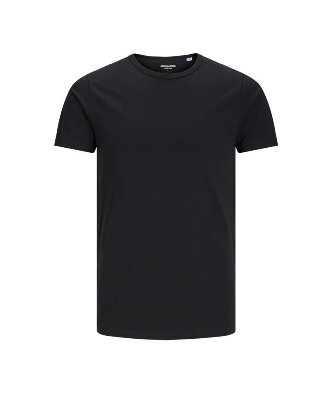 Camiseta Jack and Jones ebasic O-Neck BLACK Hombre