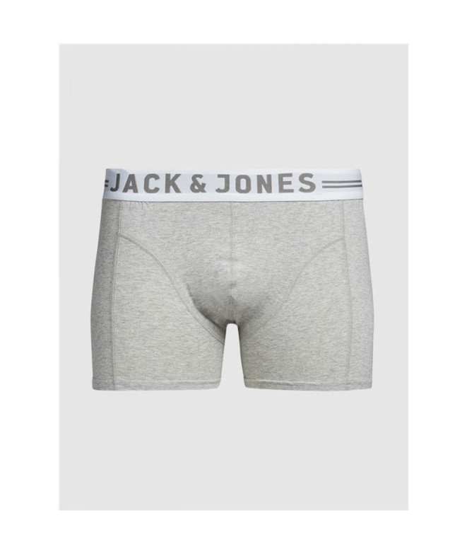 Cueca Homem Jack & Jones Jacsense Melange cinzento claro