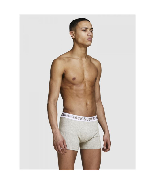 Cueca Jack & Jones Jacsense Homem Cinza Claro...