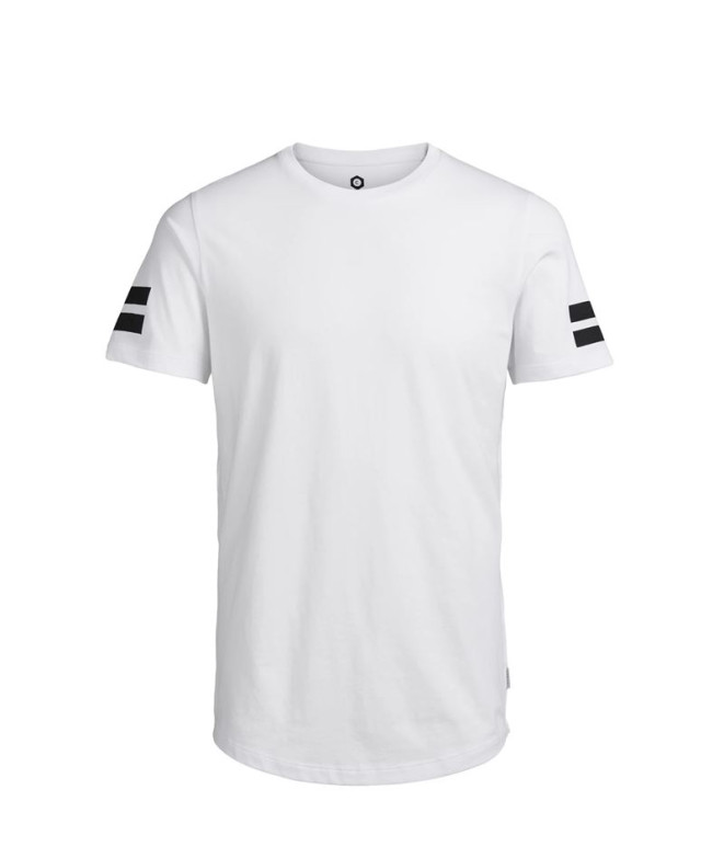 Camiseta Jack e Jones Jcoboro Branco Homem