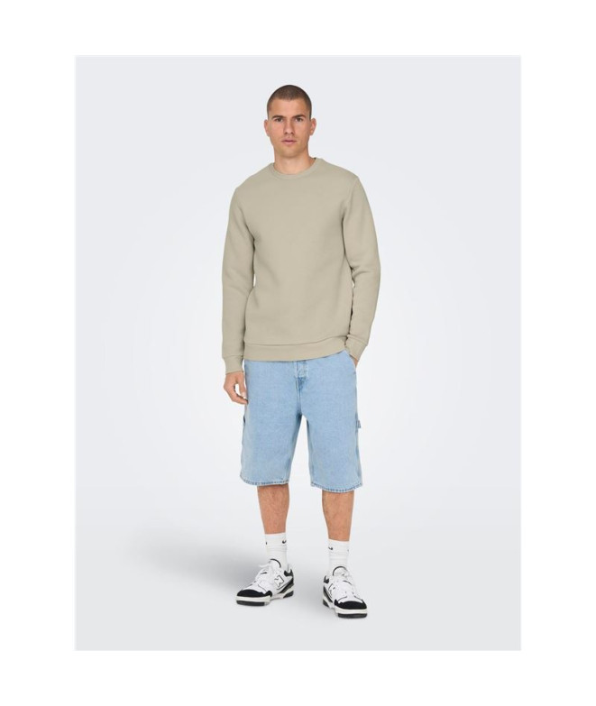 Moletom Only & Sons ceres Silver Lining Homem