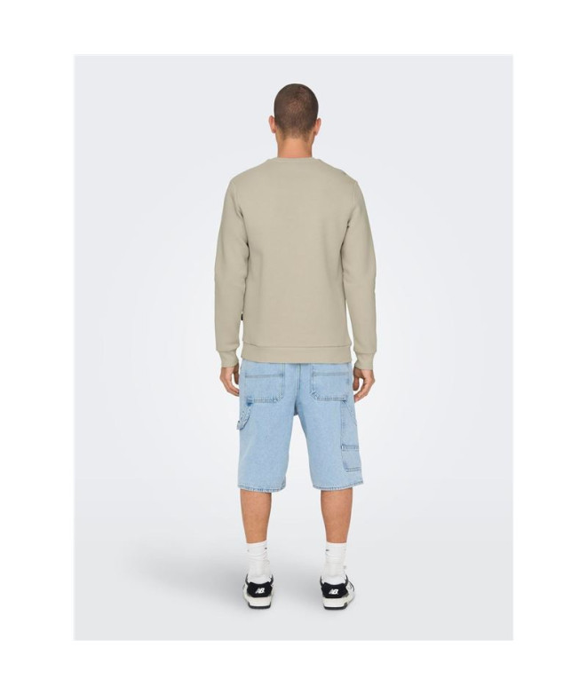 Moletom Only & Sons ceres Silver Lining Homem