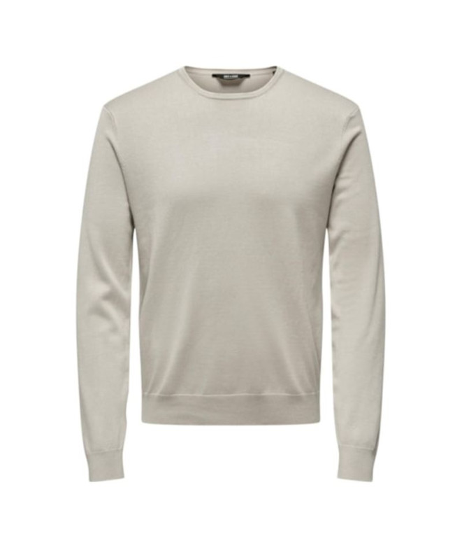 Jersey Only & Sons wyler Life Reg 14Crew Silver Lining Hombre