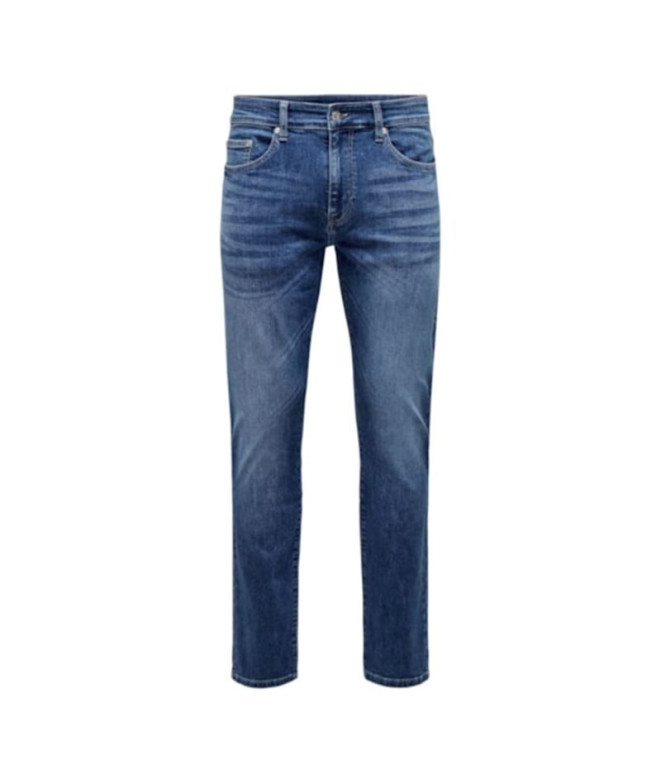 Vaquero Only & Sons Onsloom Slim M. Blue 6756 Blue Denim Hombre