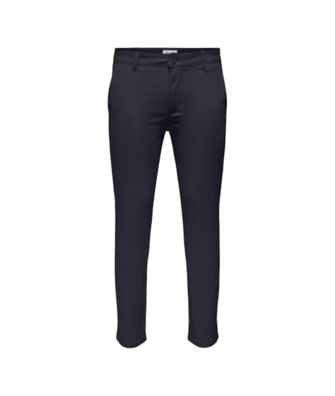 Calça Marca Only & Sons Pete Life Chin 0013 Dark Navy Homem