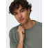 Camiseta Only & Sons millenium Ovz Homem Castor Gray