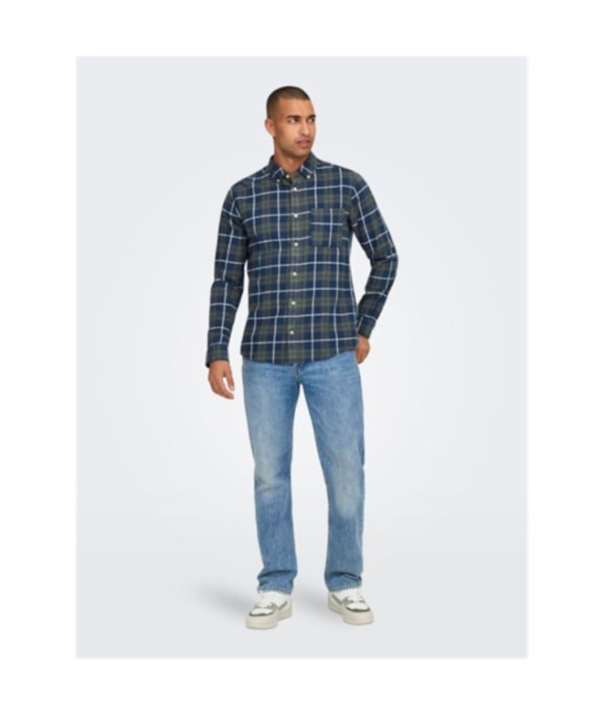 Camisa Only & Sons ralSlim Rosin Hombre