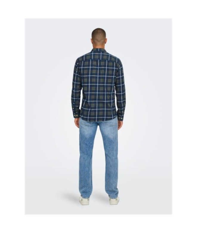 Chemise Only & Sons ralSlim Rosin Homme