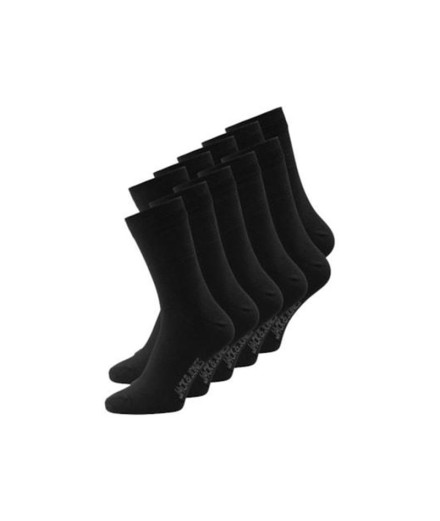 Meias Jack and Jones Jacjens 10 Pack Preto Homem