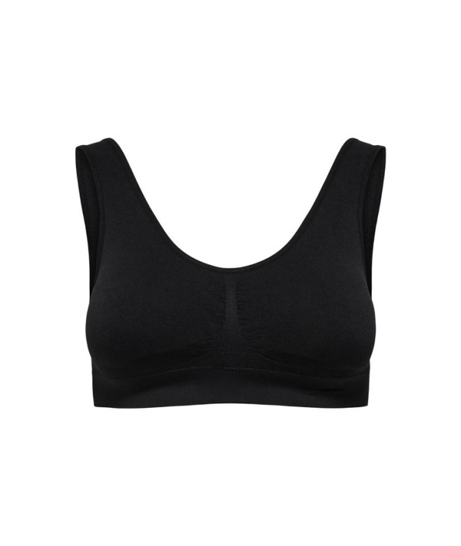 Brassiere de sport Only Onpmira-2 Couture Noir Femme