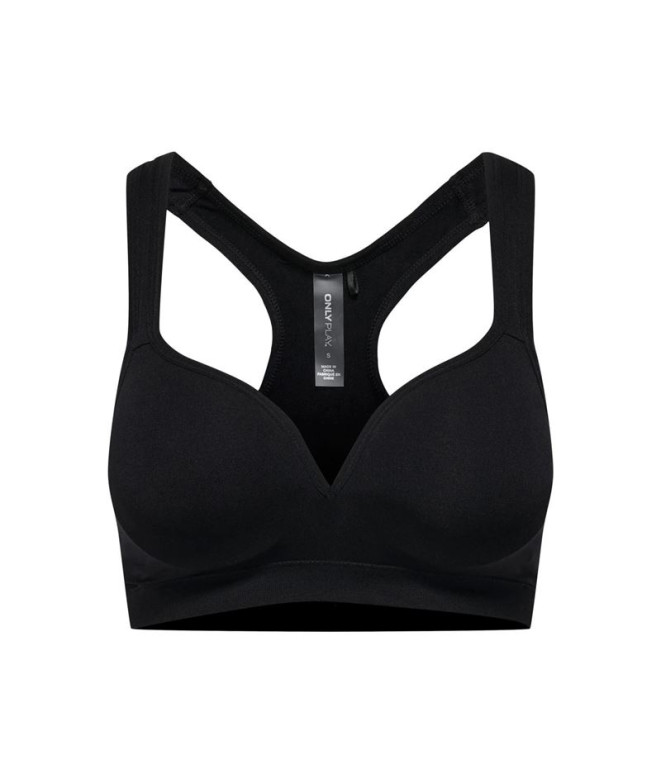 Brassiere de sport Only Onpmartine-2 Couture Noir Femme