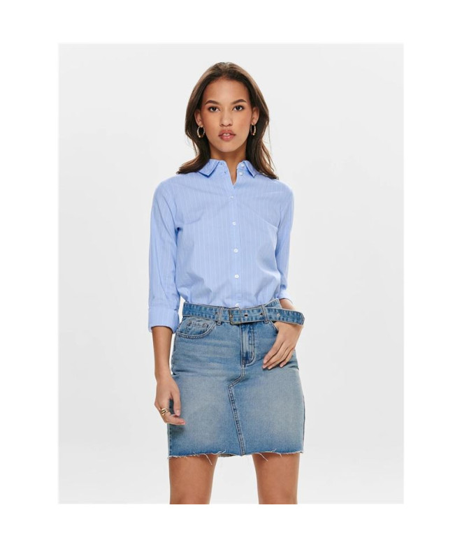 Camisa Only Jdymio hirt Cashmere Blue Mujer