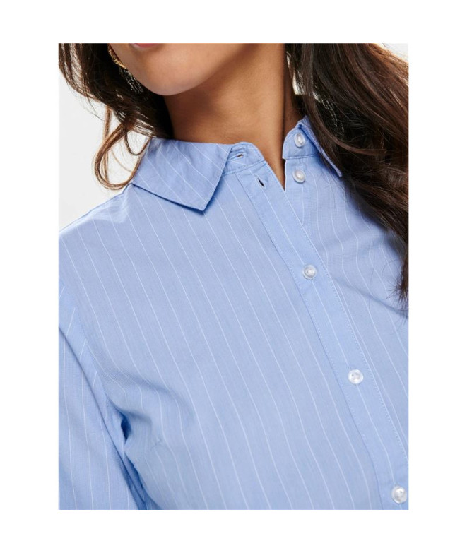 Camisa Only Jdymio hirt Cashmere Blue Mujer