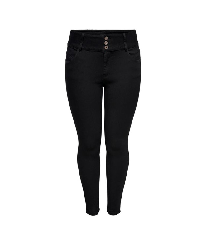 Jeans Only Curvy Caranna Ankle Jeans Skinny Black Femme