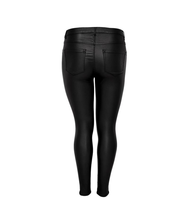Pantalón Only Carpunk Coated Black Mujer