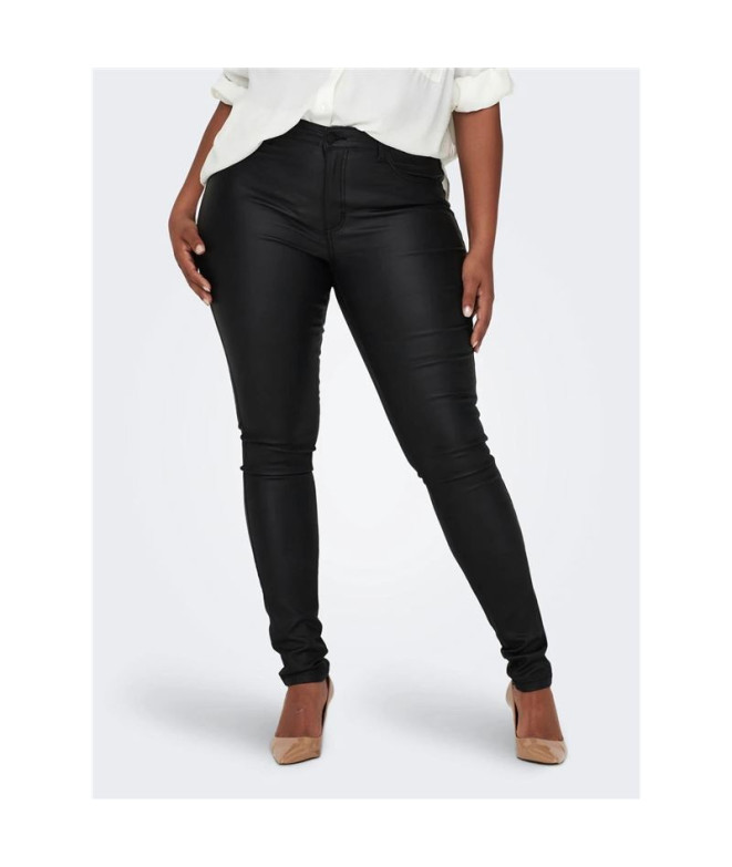 Pantalón Only Carpunk Coated Black Mujer