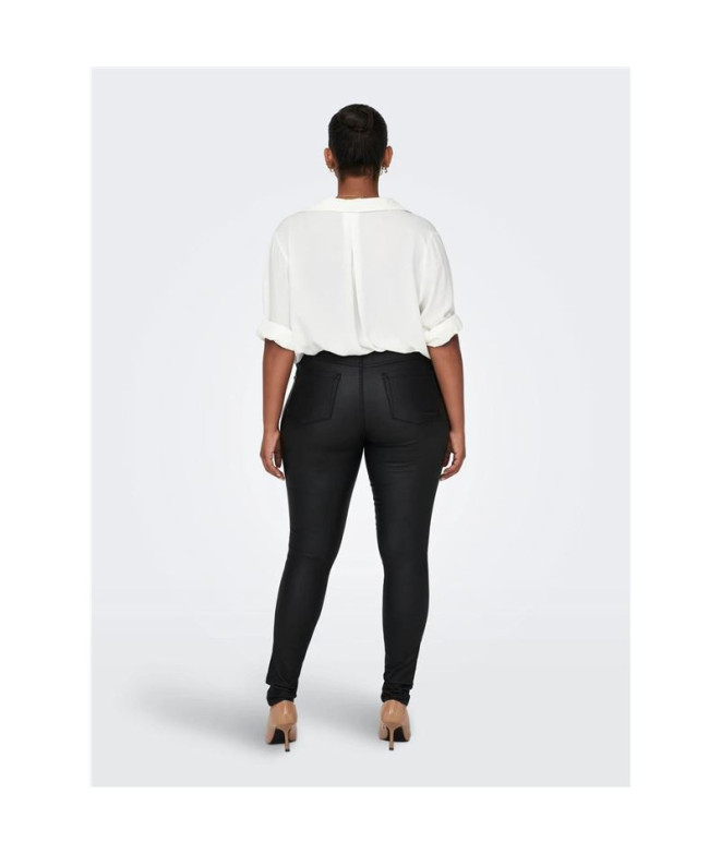 Pantalón Only Carpunk Coated Black Mujer