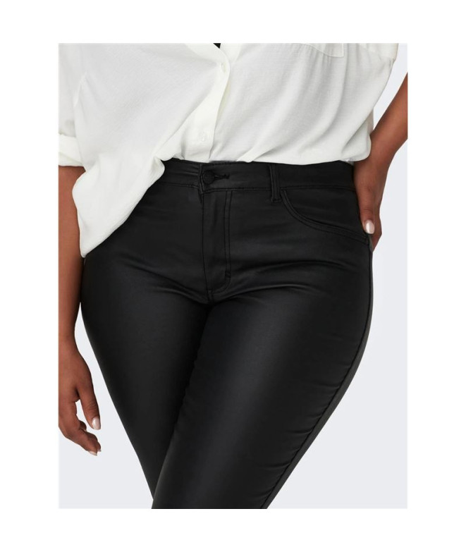 Pantalón Only Carpunk Coated Black Mujer