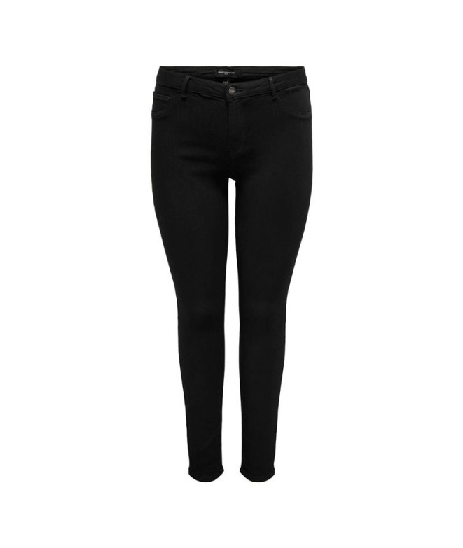 Calça Only Carthunder Life P Up Reg Preto Mulher