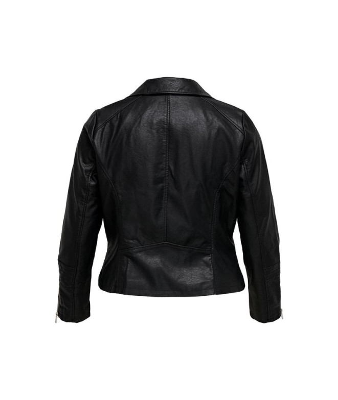 Veste Only Biker Caremmy Faux Leather Black Femme