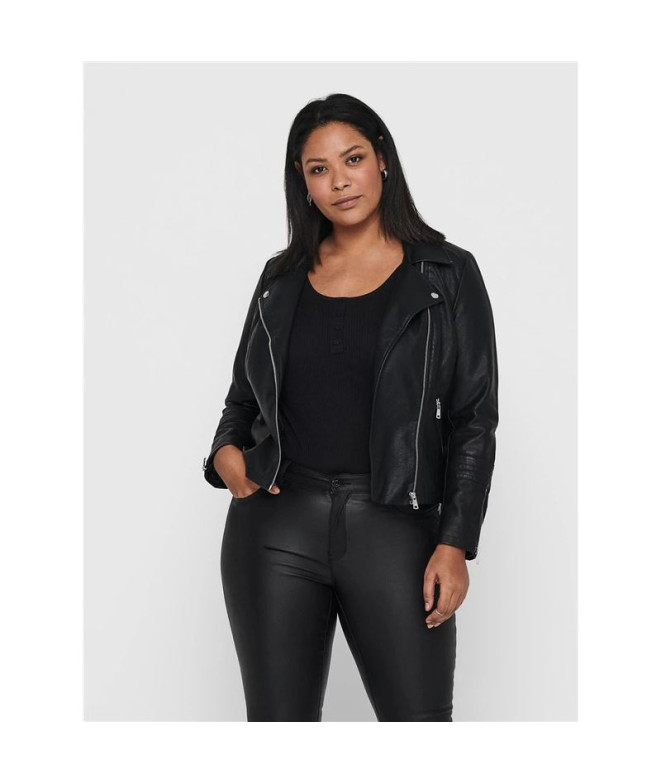 Casaco Only Biker Caremmy Faux Leather Black...