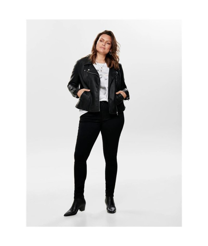 Casaco Only Biker Caremmy Faux Leather Black...