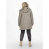 Abrigo Only Carsedona Light Coat Light Grey Melange Mujer