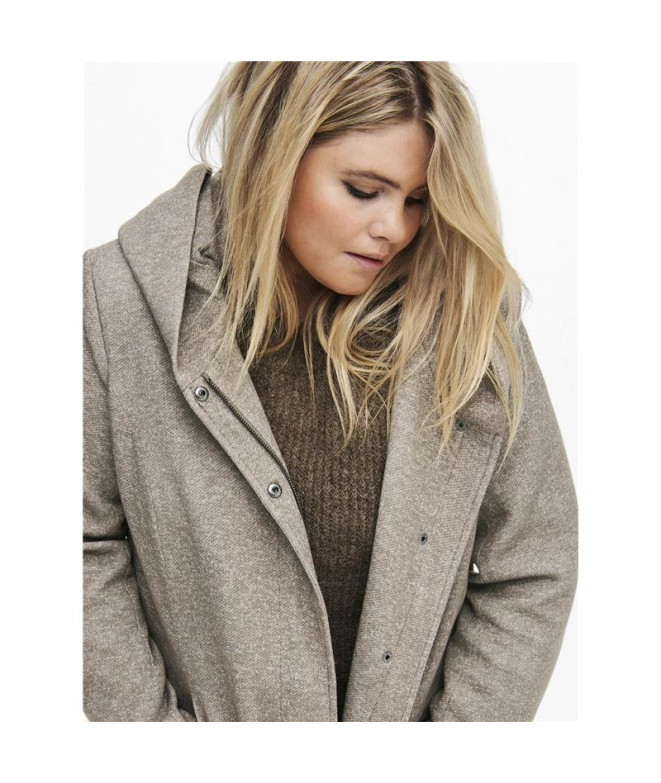 Abrigo Only Carsedona Light Coat Light Grey...