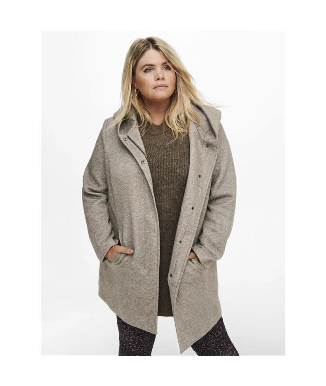Abrigo Only Carsedona Light Coat Light Grey...