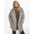 Abrigo Only Carsedona Light Coat Light Grey Melange Mujer