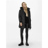 Veste longue Only Jdyskylar Padded Black Femme