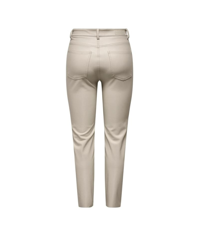 Pantalón Only emily St Ank Faux Leather Silver...