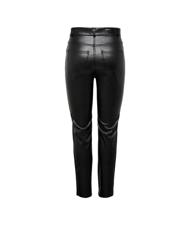 Pantalón Only emily St Ank Faux Leather Black...