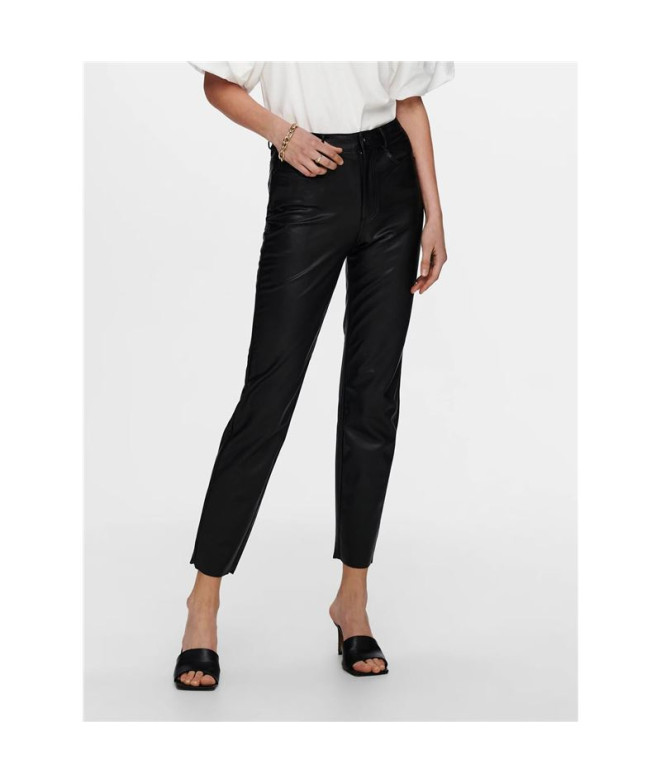 Pantalón Only emily St Ank Faux Leather Black...