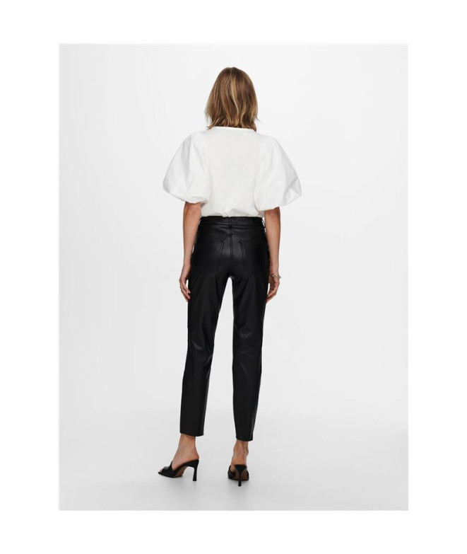 Pantalón Only emily St Ank Faux Leather Black...