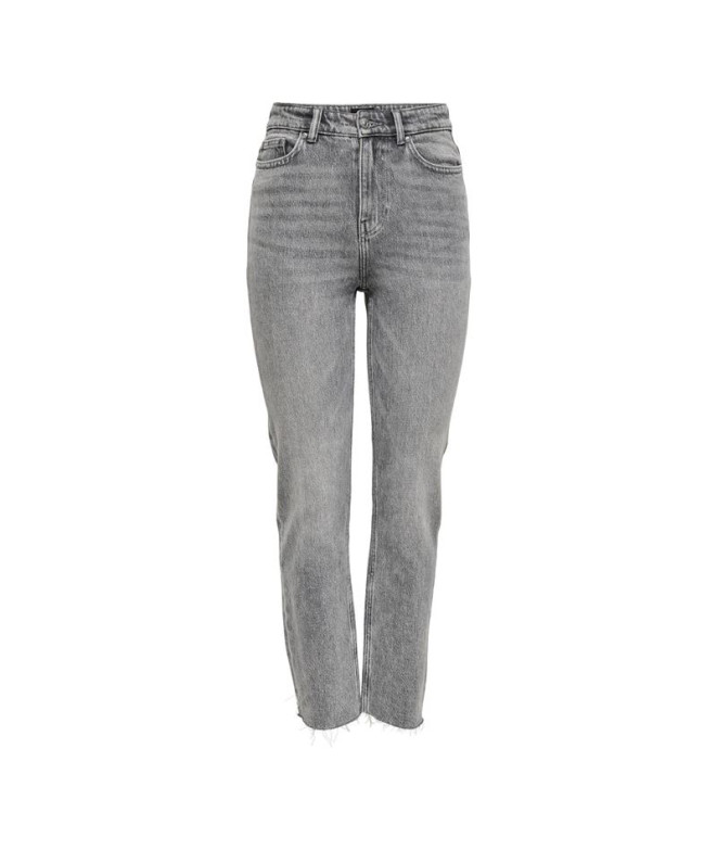 Pantalon Only emily StCp Ak Nas027 Grey Denim Femme